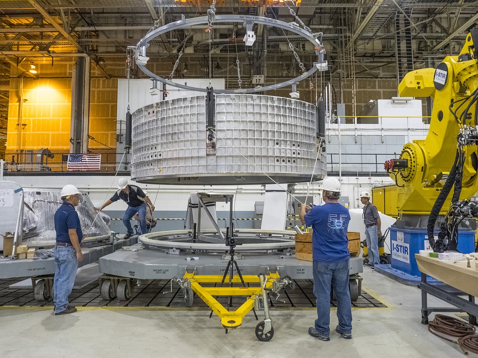 Welding Preparations For Orion Spacecraft
