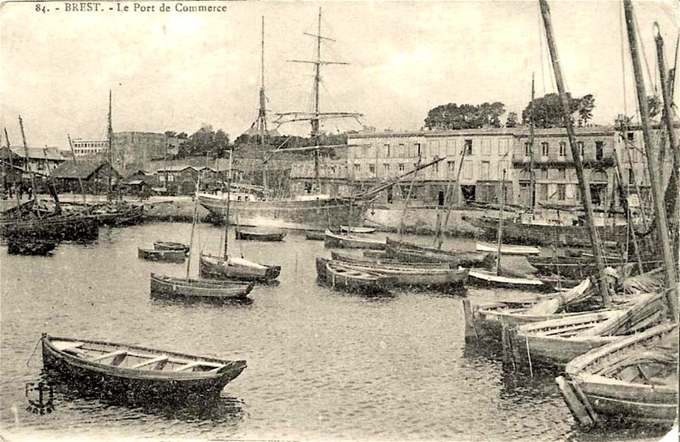 Brest.Port de commerce