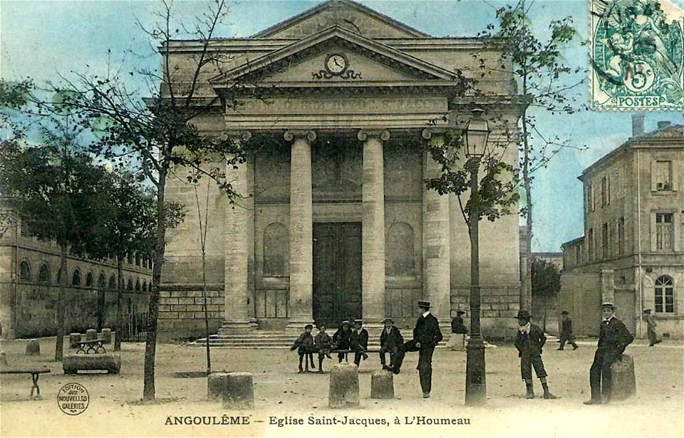 Angoulême.Église Saint-Jacques, à L'Houmeau