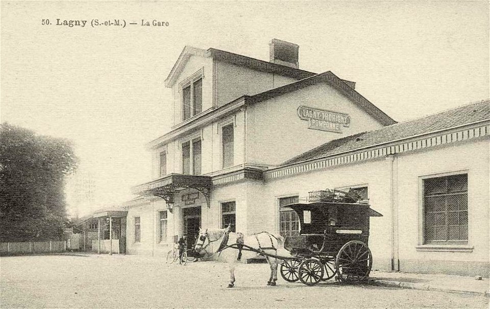 Lagny-sur-Marne.La gare