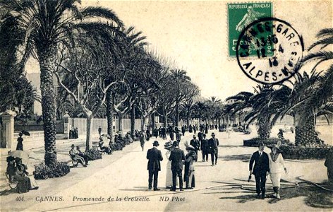 Cannes.Promenade de la Croisette