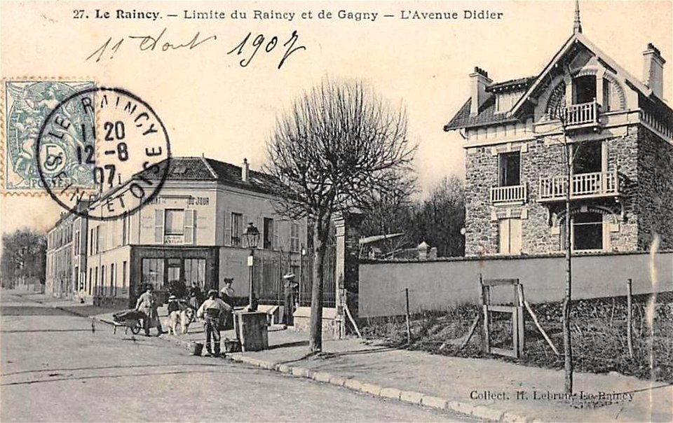 Le Raincy.Avenue Didier.1907