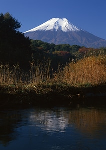 Mt Fuji view from the lake photo