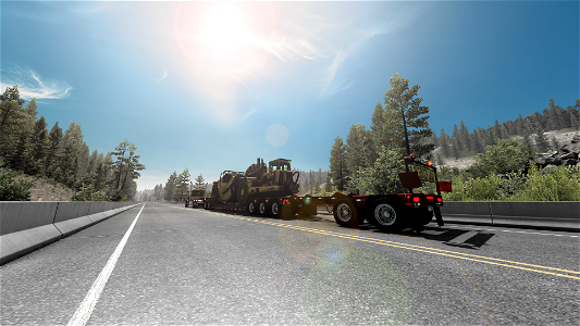 389 day cab C15 550 three drive axles