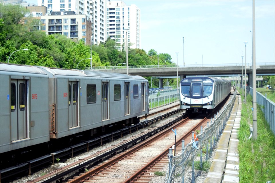 TTC Line1 TRs at Eglinton West.