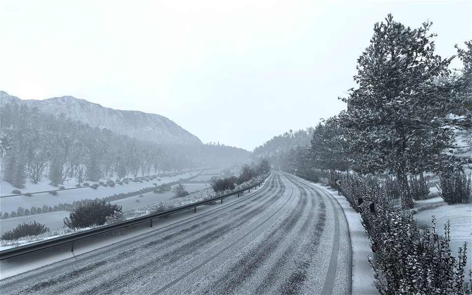 Snow storm in Italia