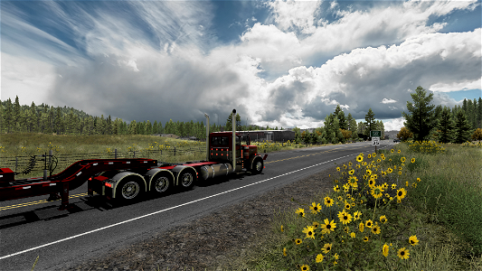 389 day cab C15 550 three drive axles