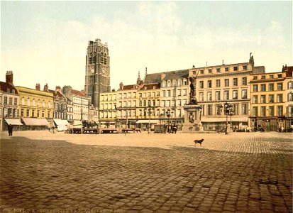 Dunkerque.Place Jean-Bart, vers 1890
