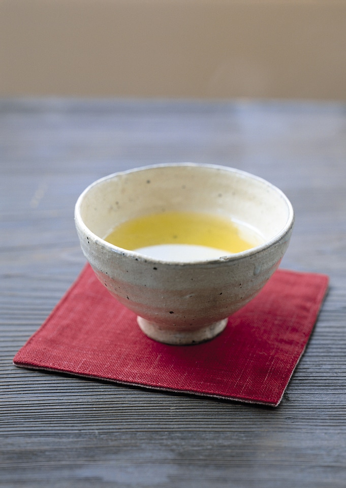 green tea in a cup