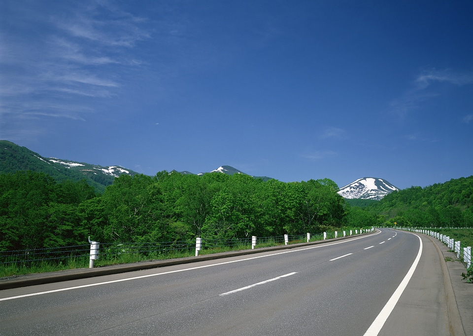 rural road in japan