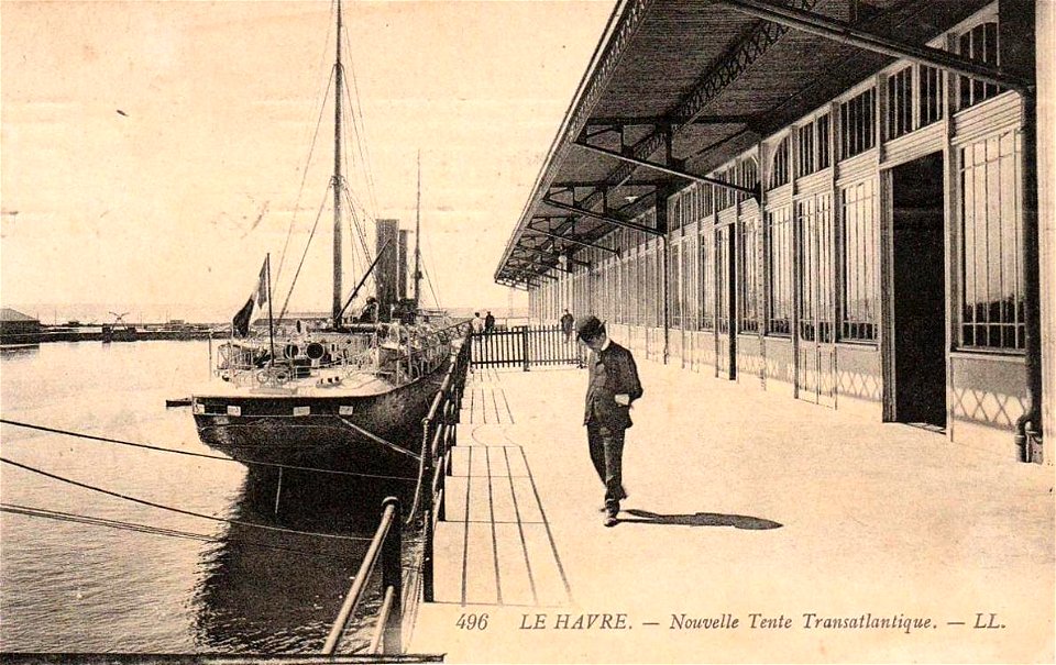 Le Havre.Nouvelle tente transatlantique