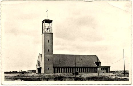 Grande-Synthe.Église Saint-Jacques de Grande-Synthe.1950