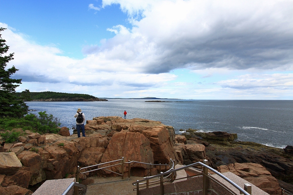 Rocky coast of Maine Coastline