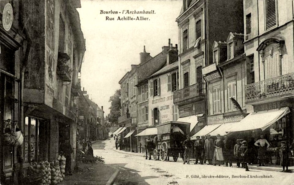 Bourbon-Larchambault.Rue Achille-Allier