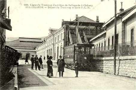 Bellegarde-sur-Valserine.Ligne du tramway électrique de Bellegarde à Chézery