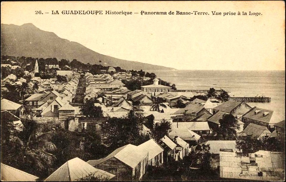 Basse-Terre.Panorama, vue prise à la Loge