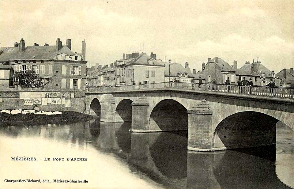 Charleville-Mezières.Le pont d'Arches