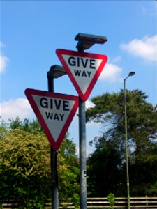 No, YOU give way... photo