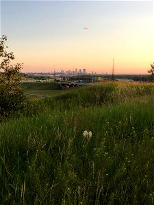 Distant Downtown at Sunrise photo