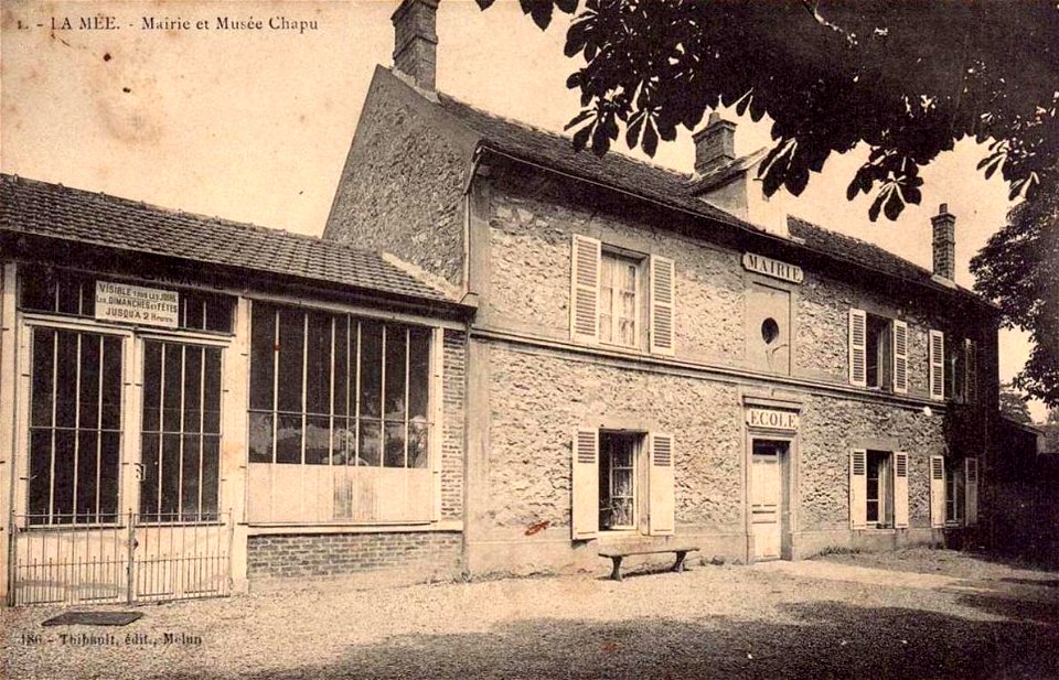 Le Mée-sur-Seine.Mairie et musée Chapu