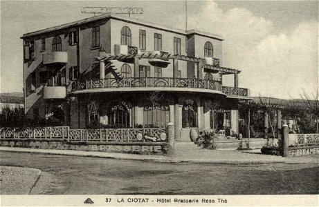 La Ciotat.Hôtel-Brasserie Rose-Thé