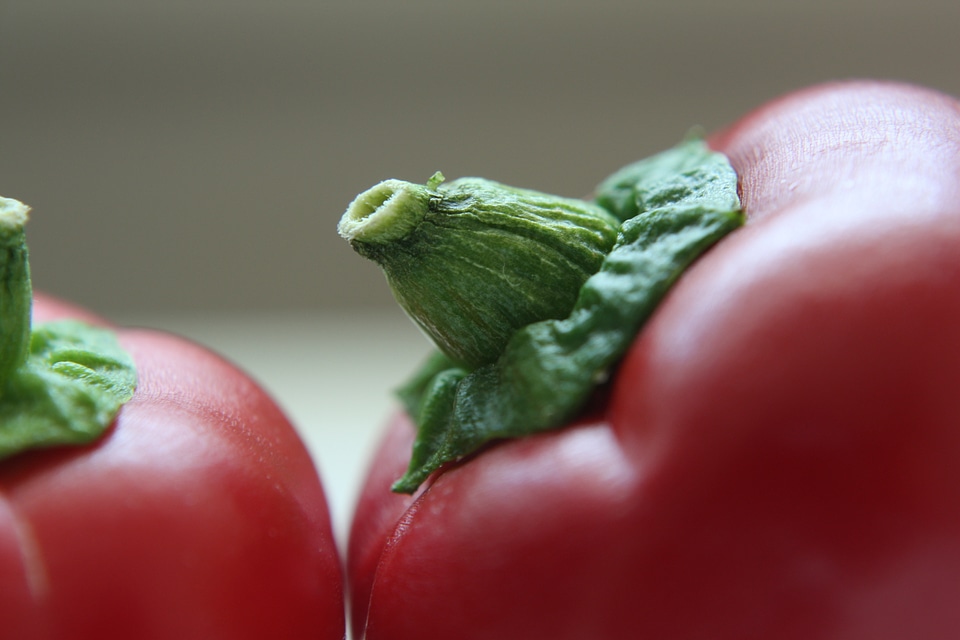 Close-up Of Red Chili Peppers photo