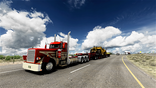 389 day cab C15 550 three drive axles
