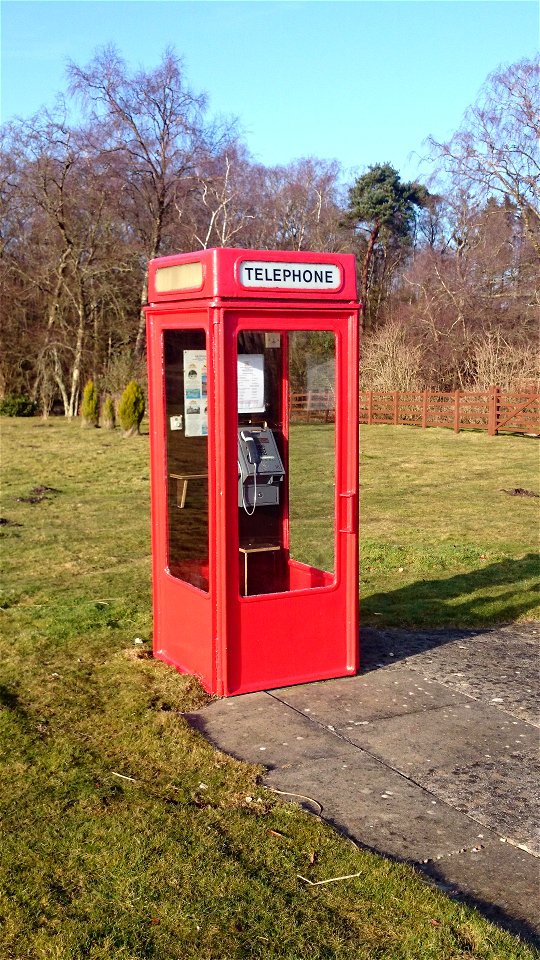 Red phone box