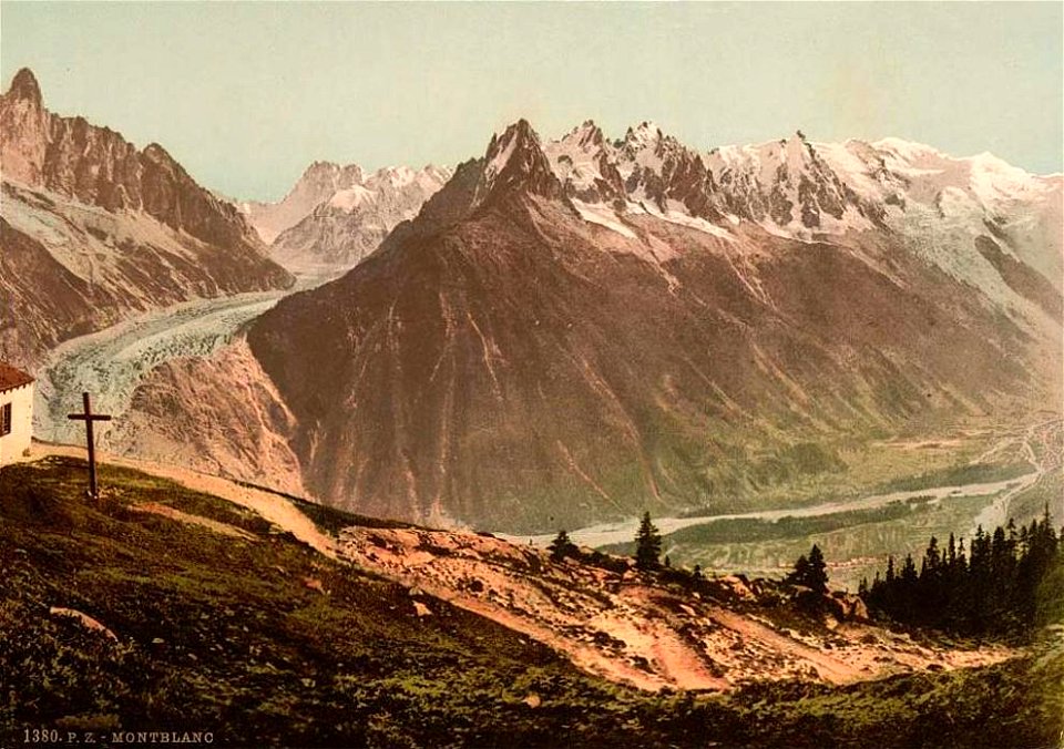 Chamonix-Mont-Blanc.Vallée du Mont-Blanc, vers 1890
