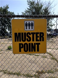 Trio Muster Point. Quartets can go muster at the barbershop.