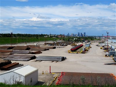Pipe Yard in South Calgary