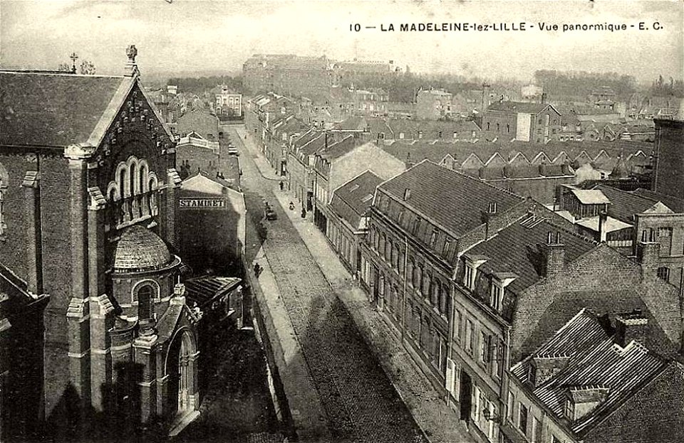 La Madeleine.Vue panoramique