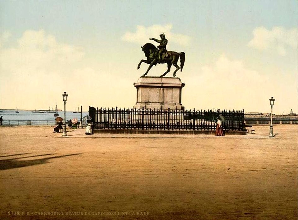 Cherbourg-Octeville.Statue de Napoléon.1890