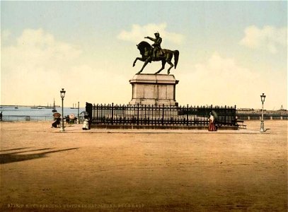 Cherbourg-Octeville.Statue de Napoléon.1890