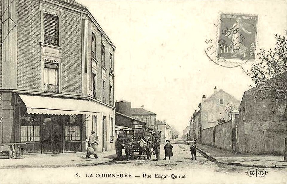 La Courneuve.Rue Edgar-Quinet