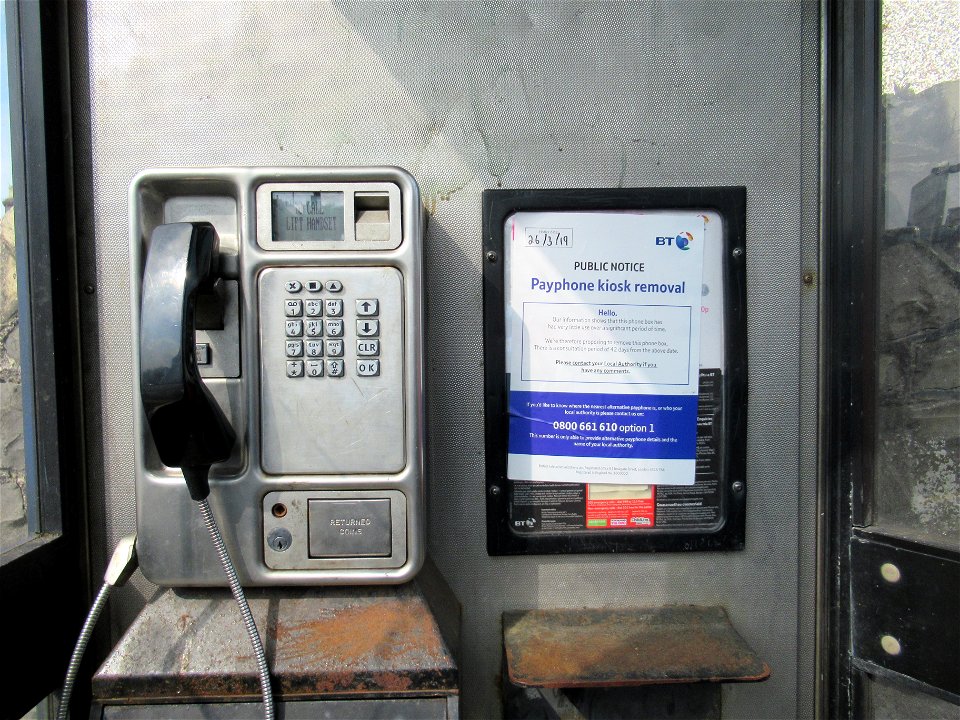 End of the payphone