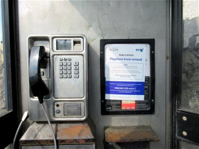 End of the payphone photo