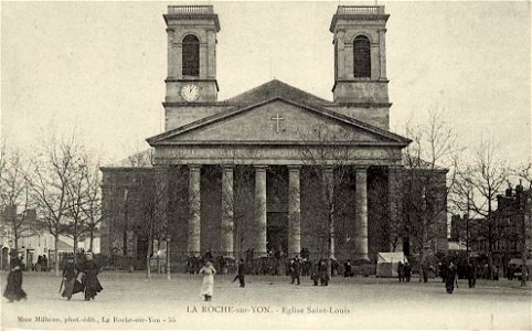 La Roche-sur-Yon.Église Saint-Louis de La Roche-sur-Yon