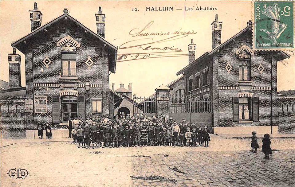 Halluin.Les abattoirs