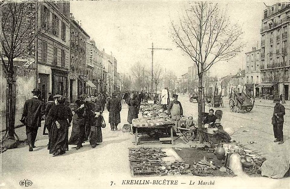 Le Kremlin-Bicêtre.Le marché