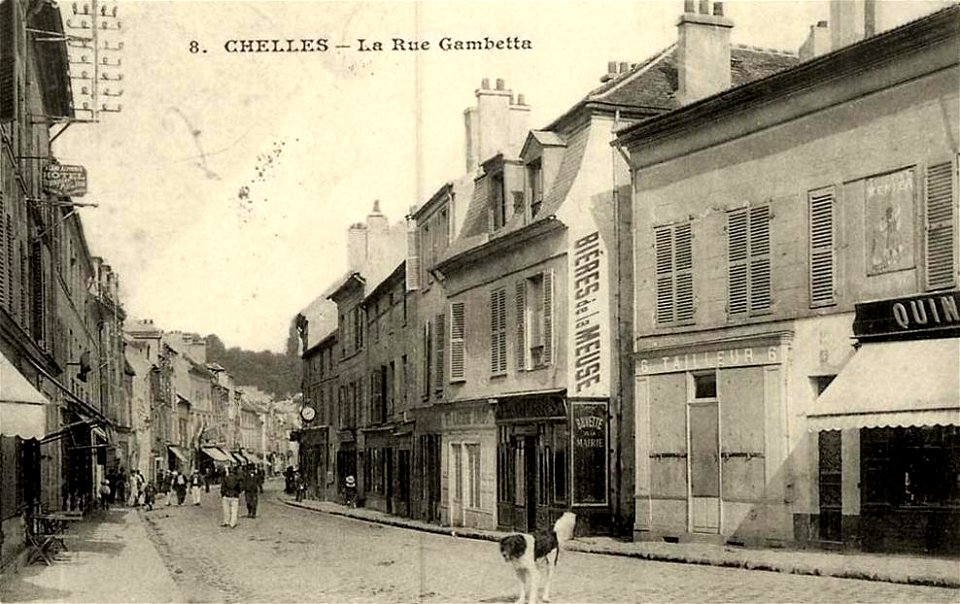 Chelles (Seine-et-Marne).la-rue-gambetta-1