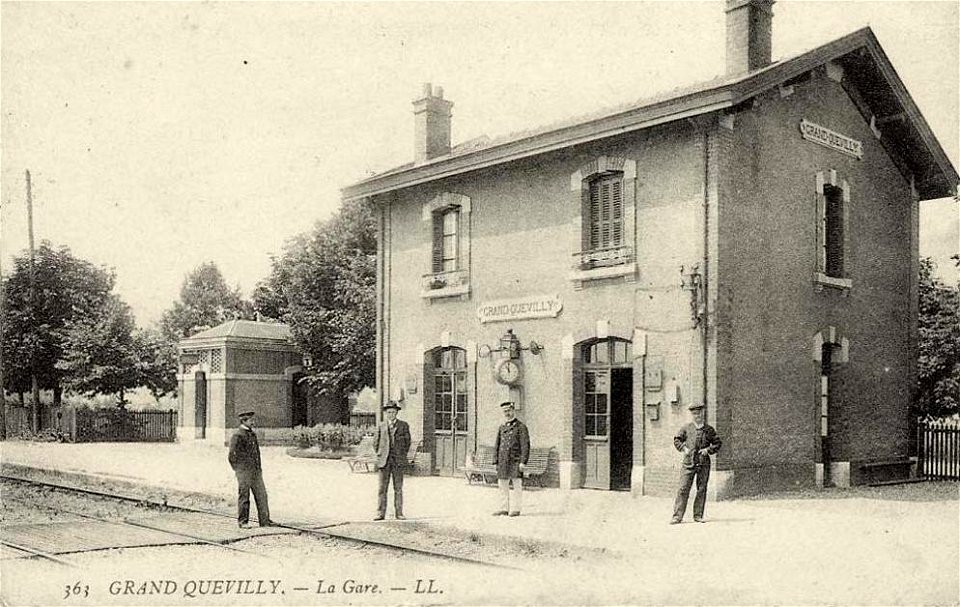 Le Grand-Quevilly.La gare