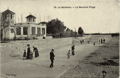 La Rochelle.La nouvelle plage