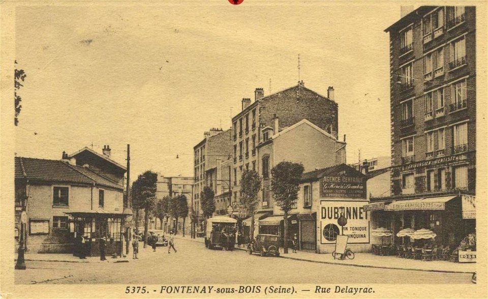 Fontenay-sous-Bois.Rue Dalayrac.Autobus