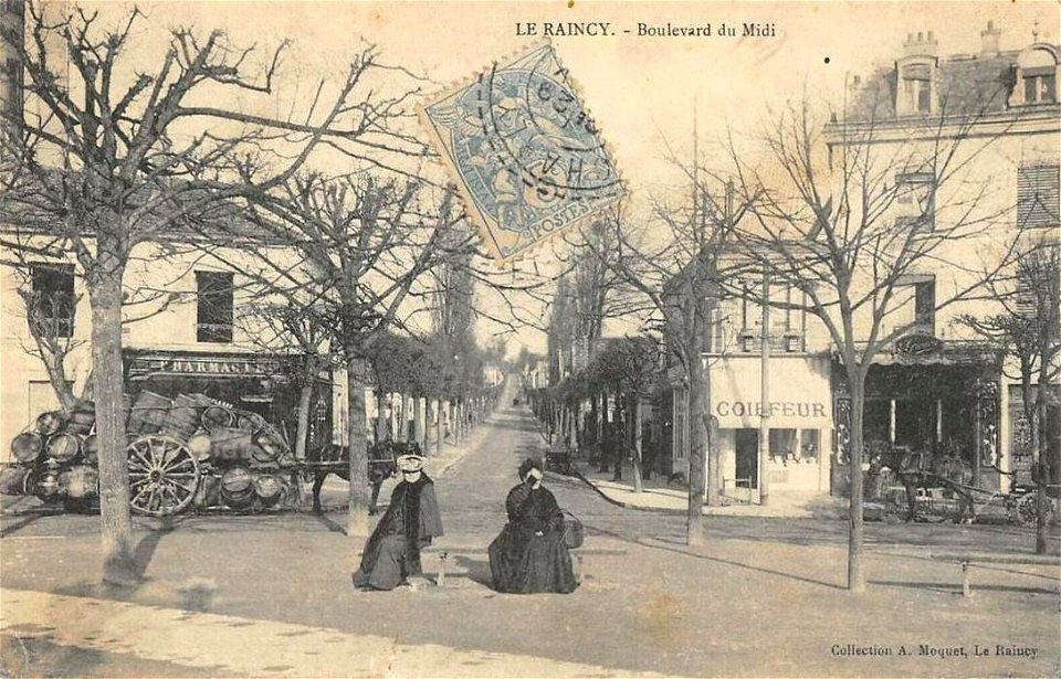 Le Raincy.Boulevard du Midi