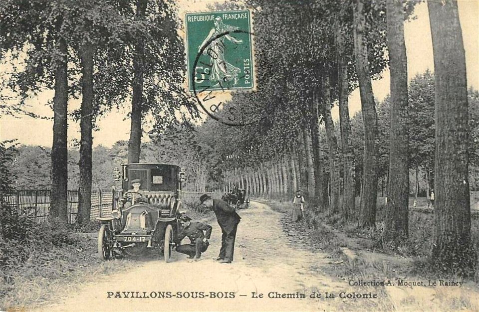 Pavillons-sous-Bois.Chemin de la Colonie