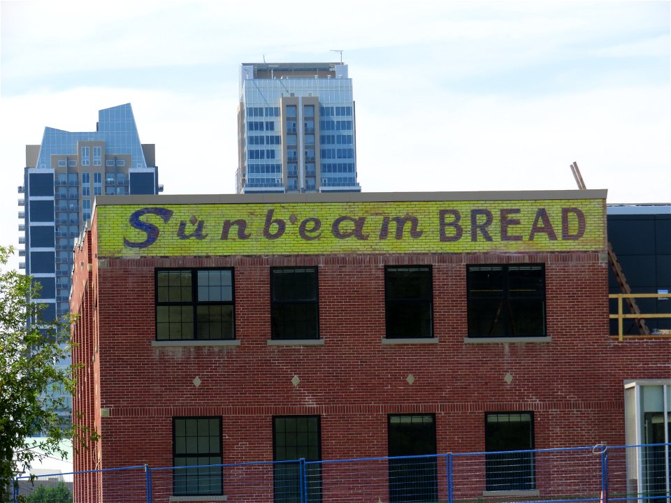 Sunbeam Bread Ghost Sign
