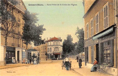 Gennevilliers.Rond-point de la Croix-des-Vignes