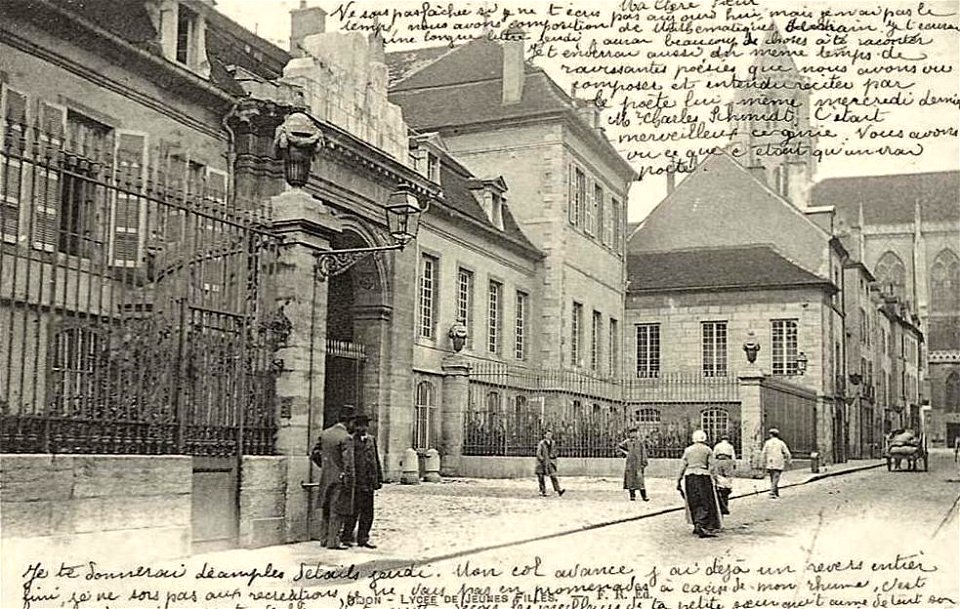 Dijon.Lycée de Jeunes Filles.1903