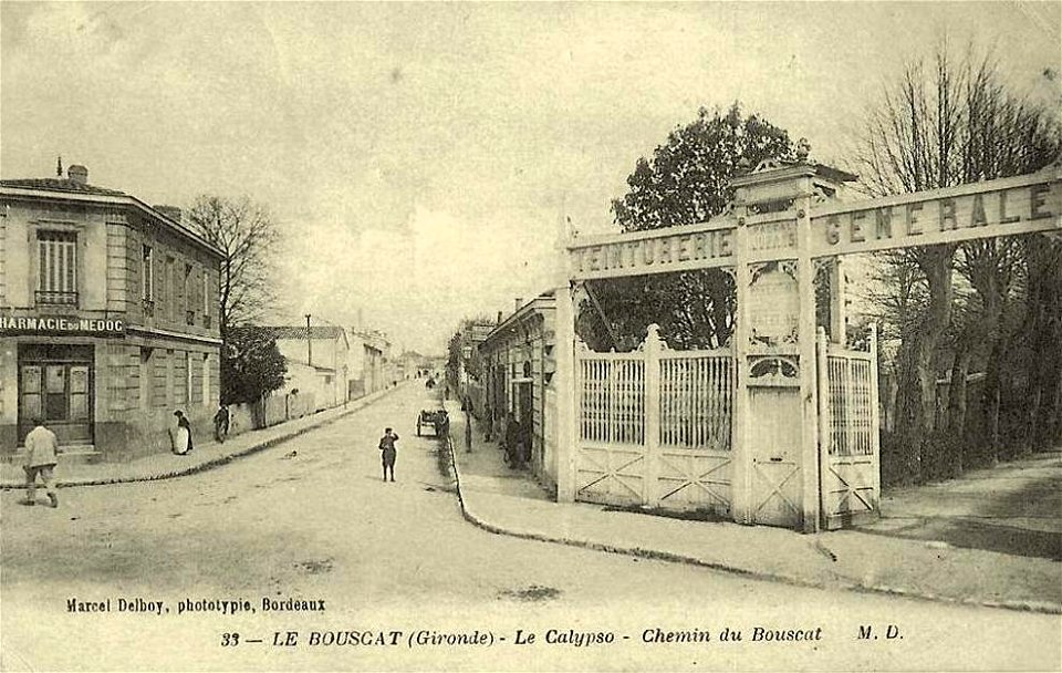 Le Bouscat.Le Calypso, chemin du Bouscat, vers 1919